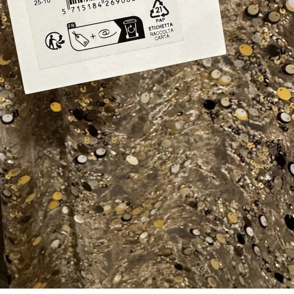 Baum und Pferdgarten Sequin Embellished Sheer  nude party cocktail  Dress NWT - Picture 10 of 10